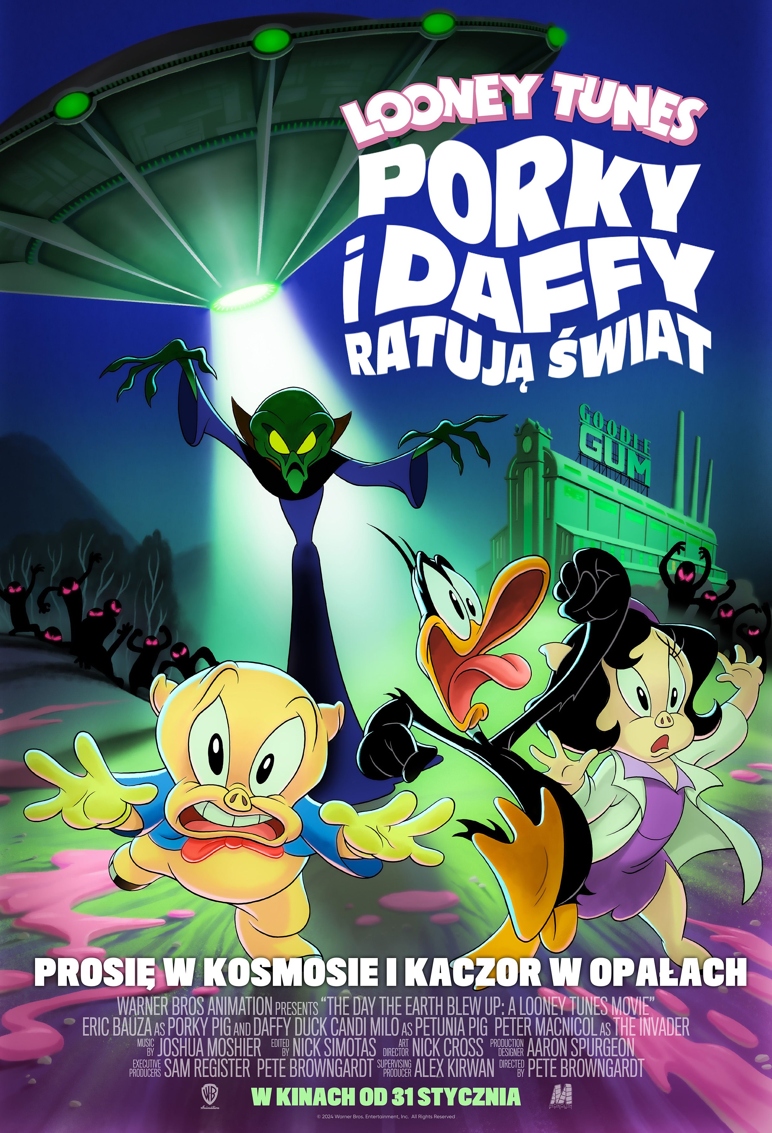 porky i daffy plakat