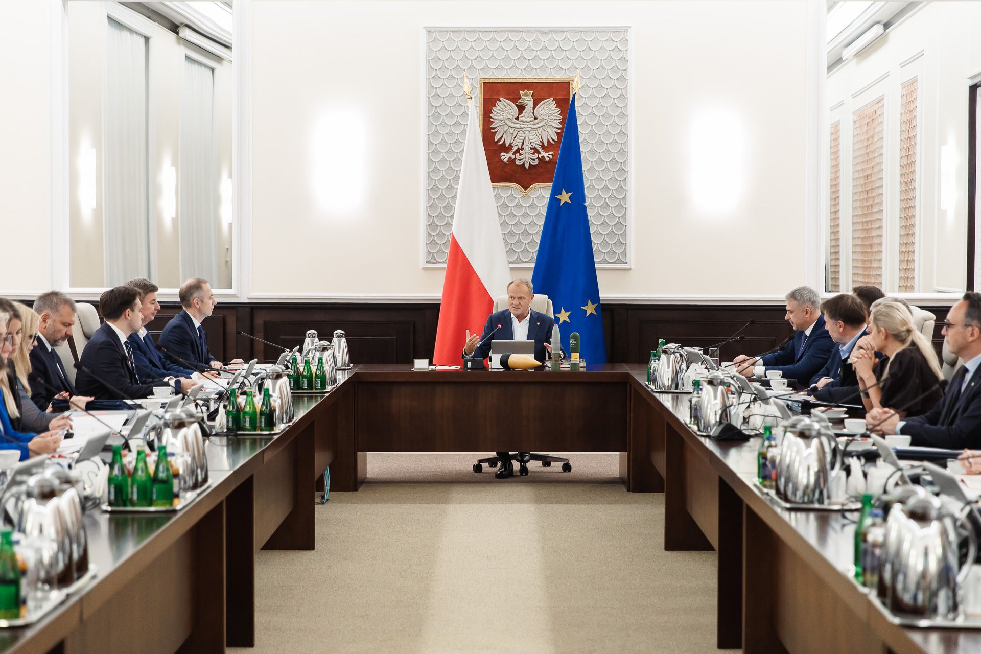 Donald Tusk, posiedzenie Rady Ministrów