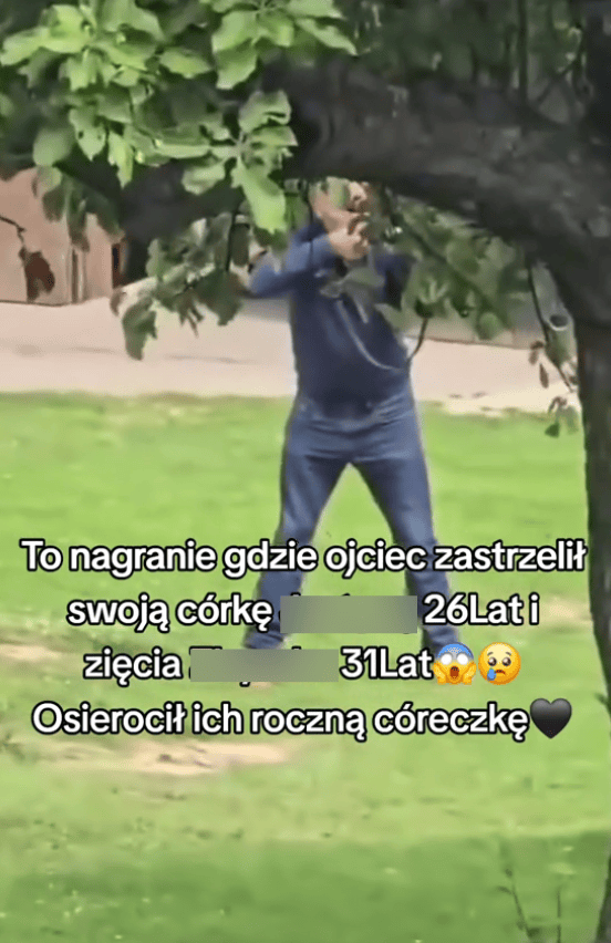 Duda strzelał do bliskich. Nagranie z tragedii, która wstrząsnęła Polską w sieci. Koszmar!