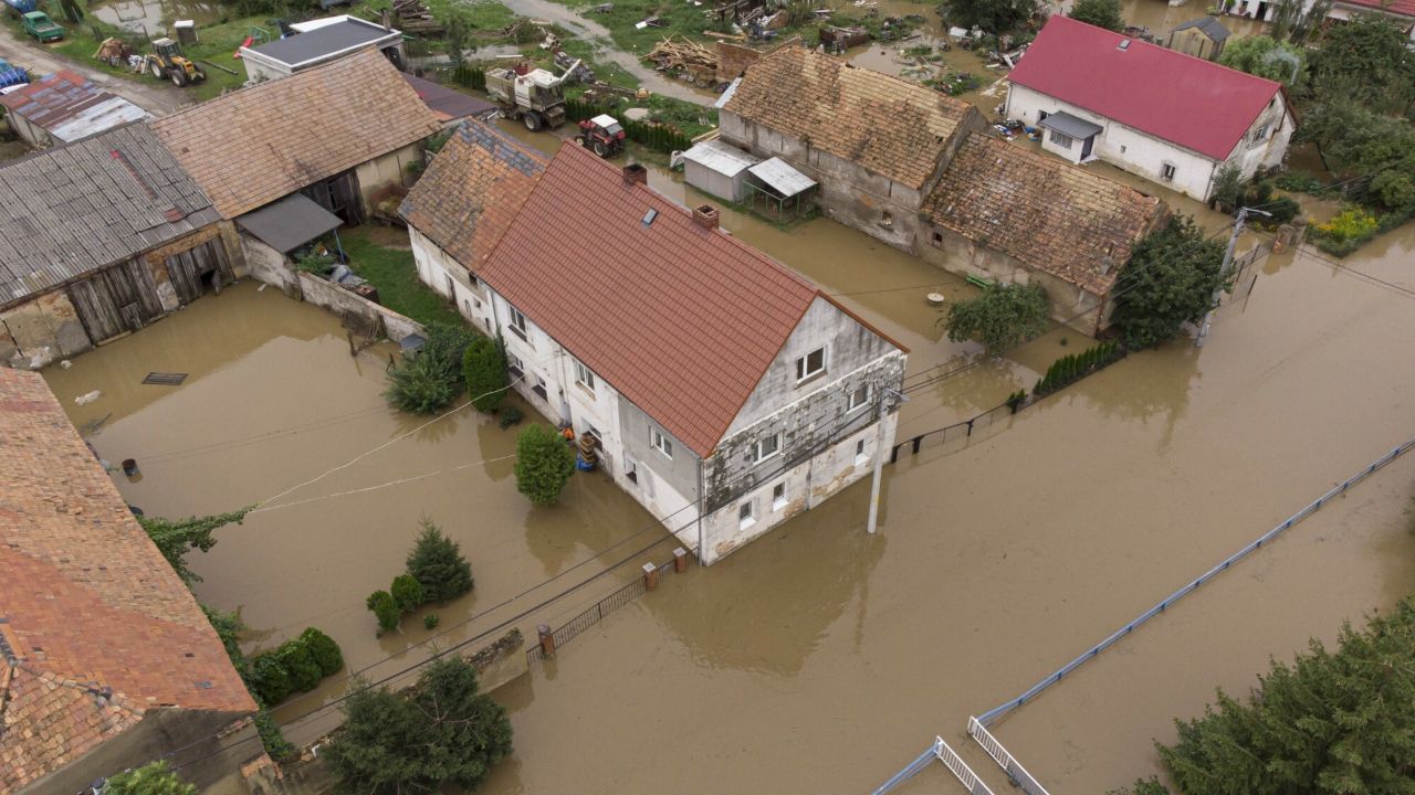 powódź na wsi