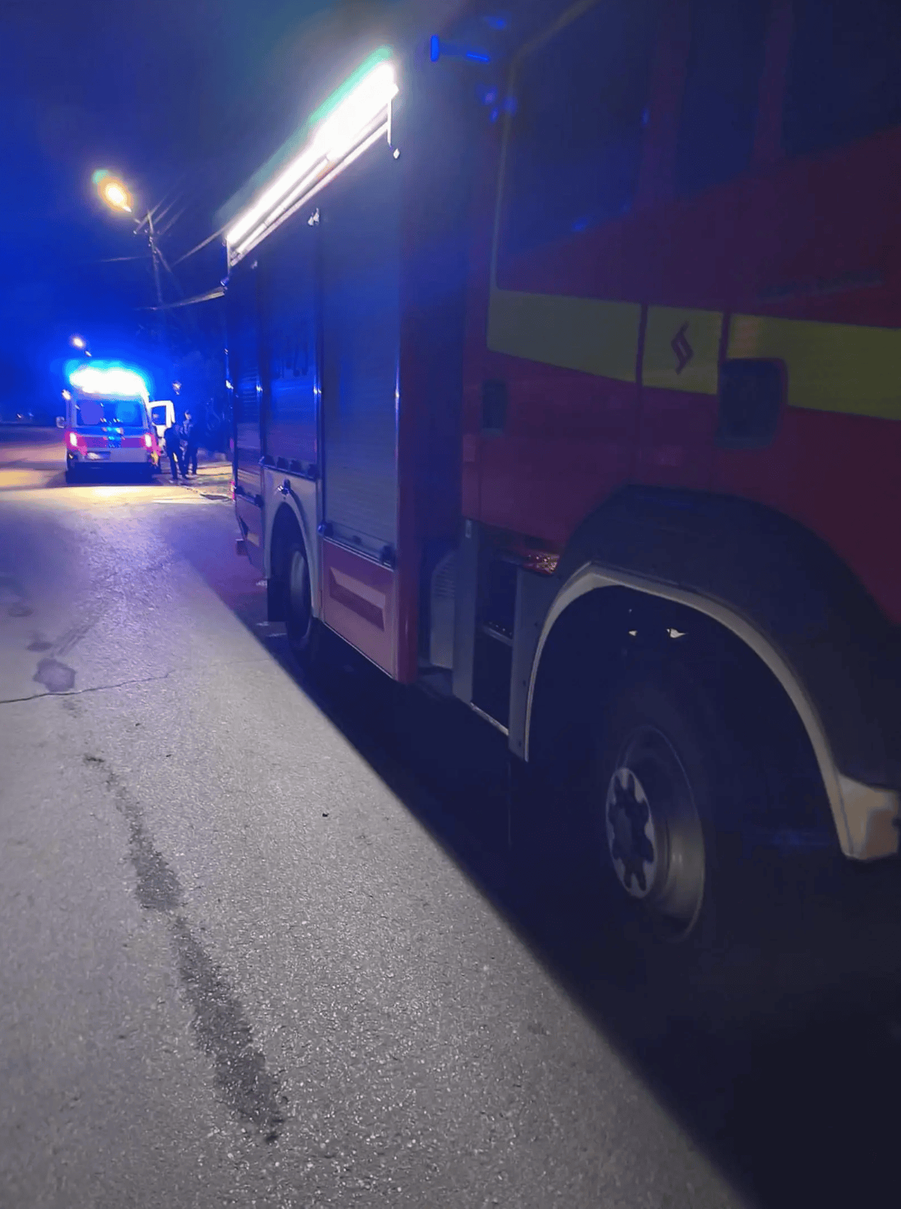 Pożar przyczepy kempingowej w Nowym Wilkowie. Jest ofiara śmiertelna