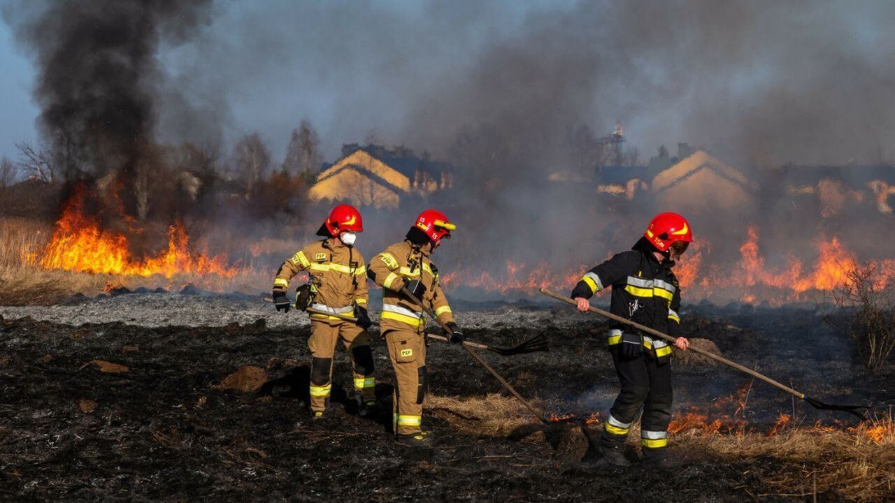 pożar, gospodarstwo