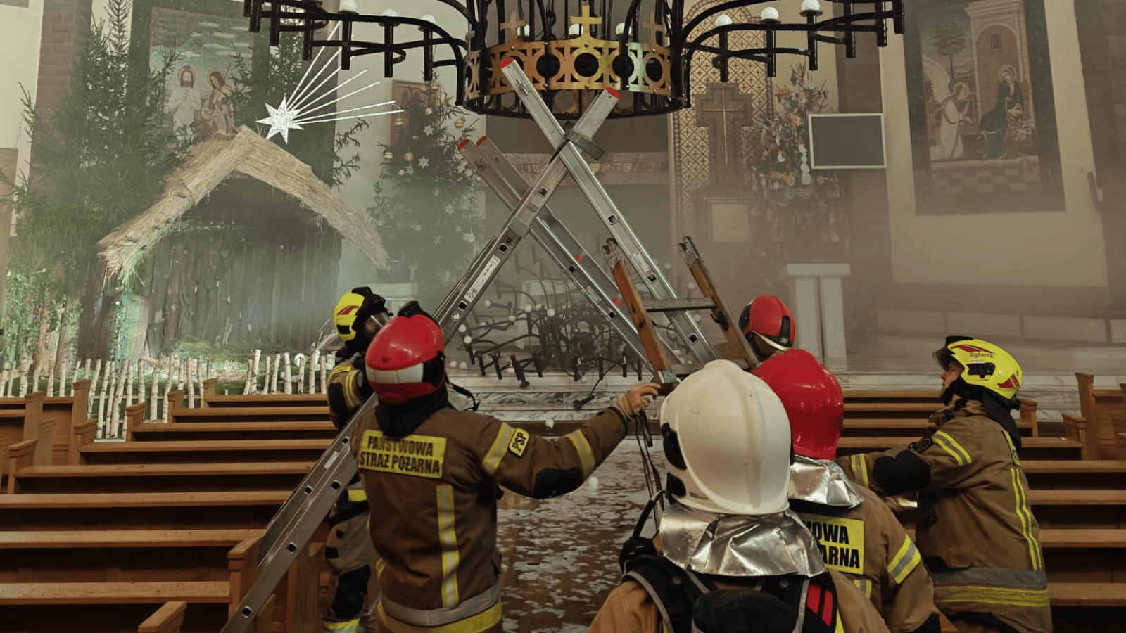 Pożar kościoła w Lublinie. Są złe wieści