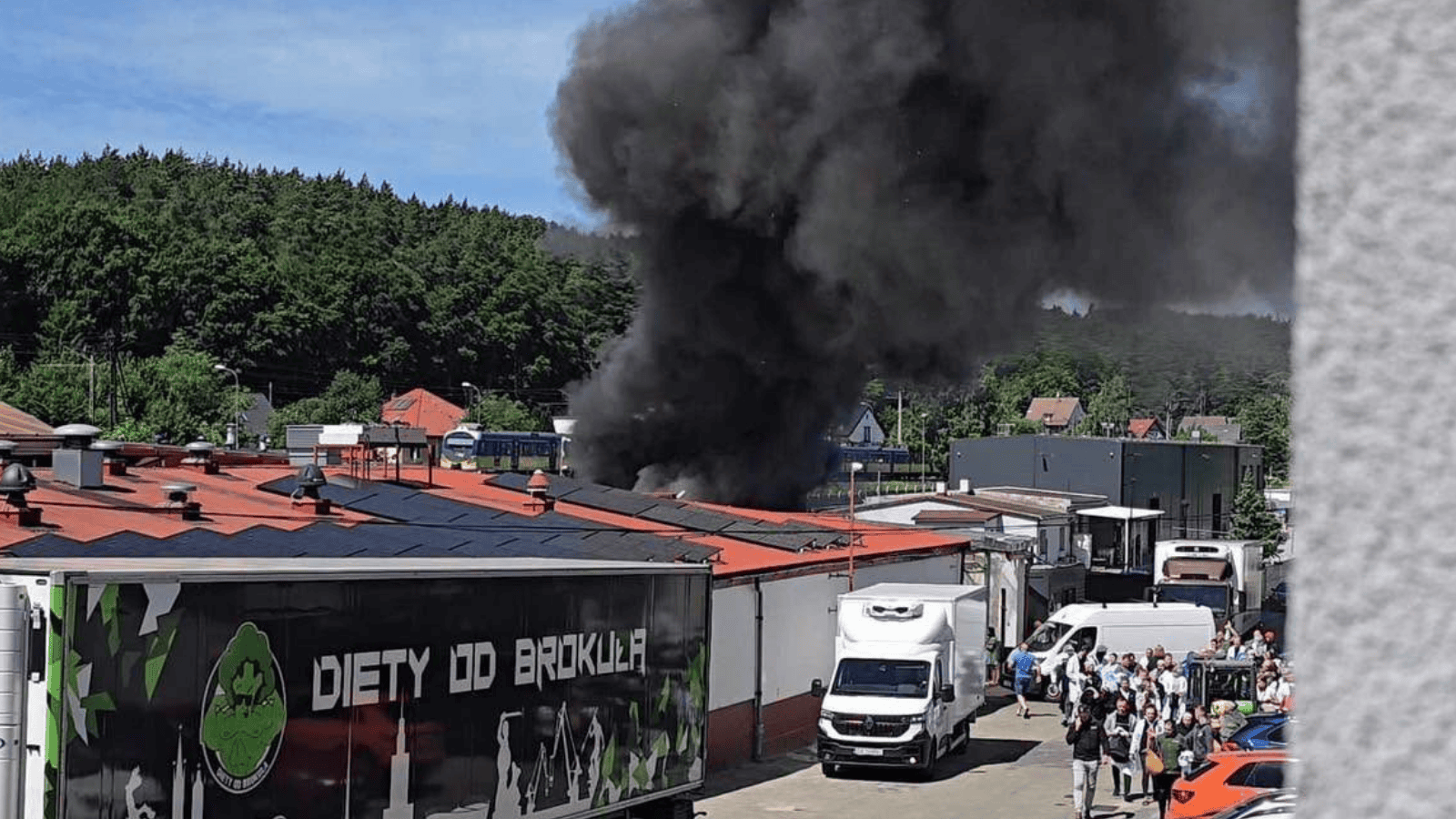 Pożar w zakładzie firmy „Diety od Brokuła”
