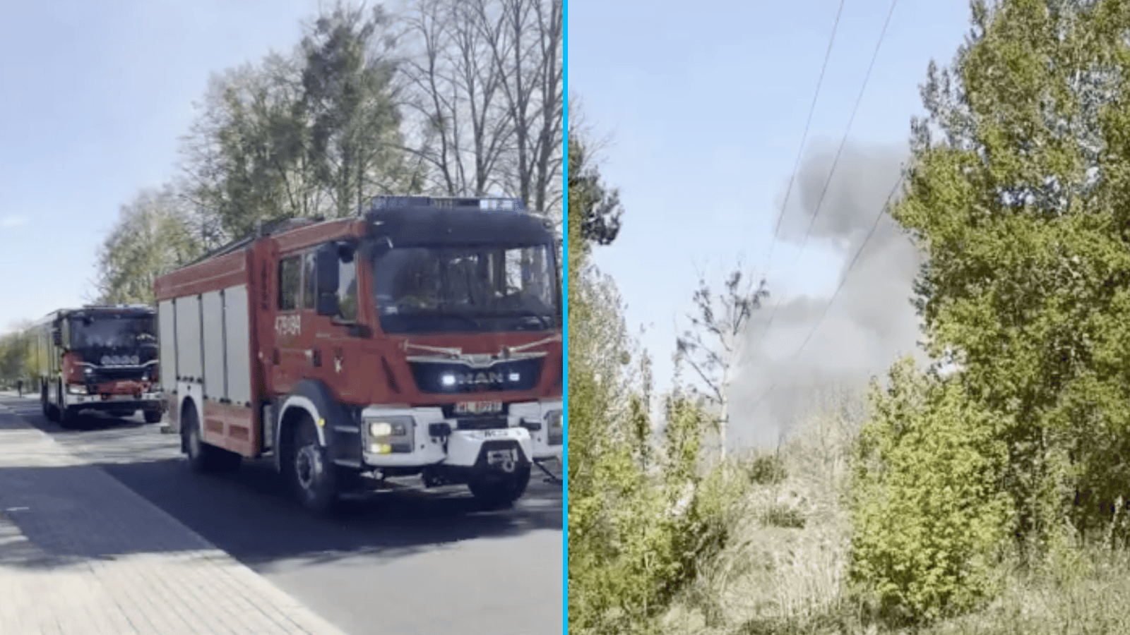 Pożar hałdy pod Warszawą. W akcji kilkanaście zastępów straży