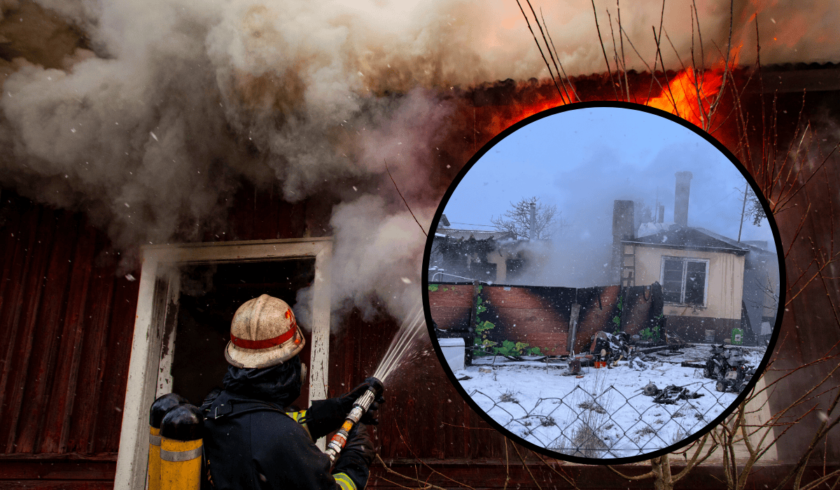 pożar domu Gdańsk