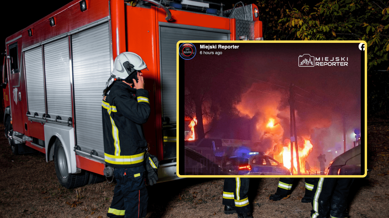 Pożar na uwielbianym warszawskim targowisku. W akcji 12 zastępów strażaków i grupa operacyjna