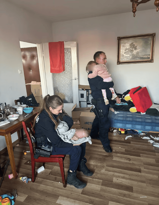 Policja znalazła pijącą matkę z dwiema małymi dziećmi. Dantejskie sceny w Poznaniu