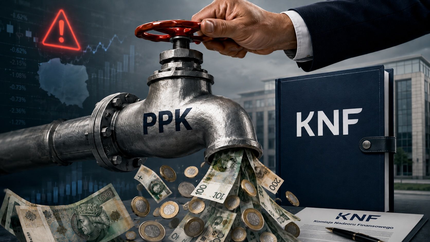 Wypłaty z PPK niepokoją KNF. Dane pokazują, iż ryzyko leży gdzie indziej