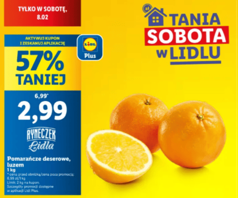 promocja na pomarańcze, fot. gazetka Lidla.png