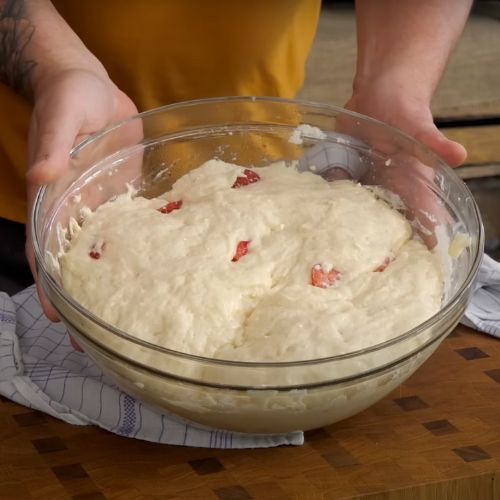 Żadne jabłka. Strzelczyk robi racuchy z innymi owocami