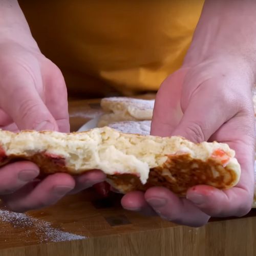 Żadne jabłka. Strzelczyk robi racuchy z innymi owocami