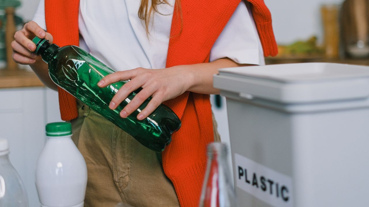 butelki, plastik 