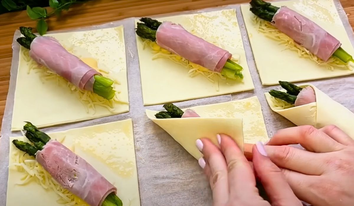 Weź szparagi, owiń szynką i zawiń w ciasto francuskie. Takie roladki mogłabym jeść non stop