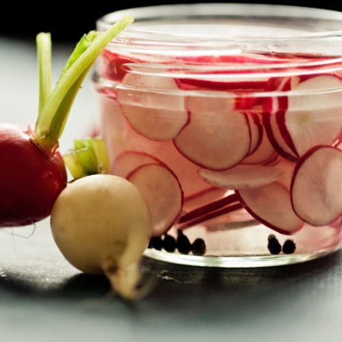 Pakuję rzodkiewkę do słoików i wlewam tę zalewę. Kiszona smakuje mi lepiej niż ogórki