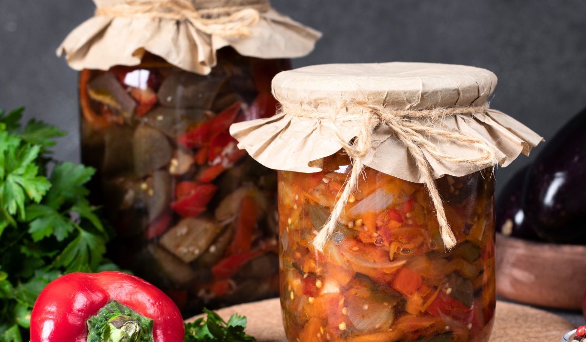 sałatka z bakłażanem