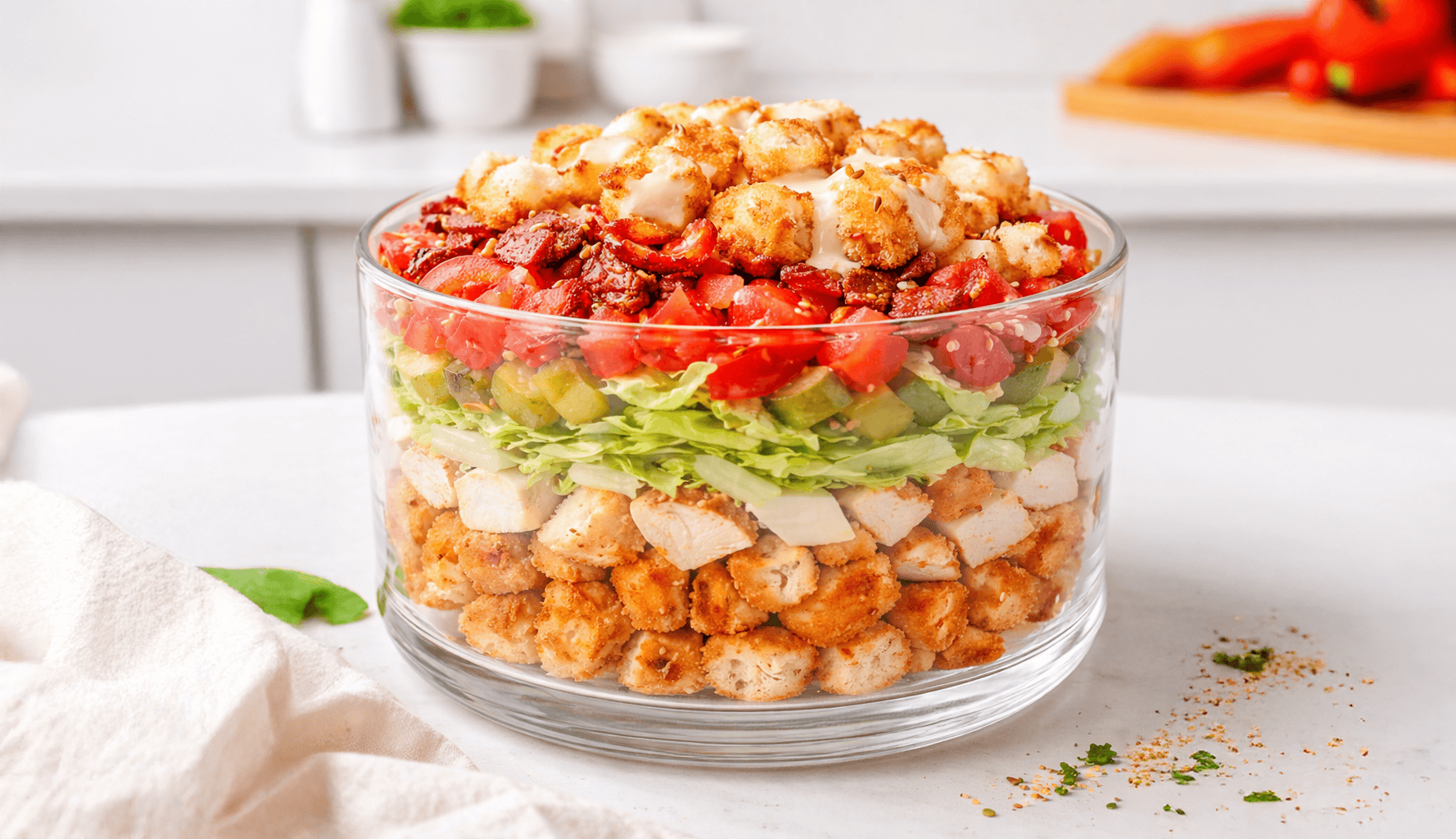 Sycąca Sałatka Drwala na sylwestra – jedno danie dla kilku osób