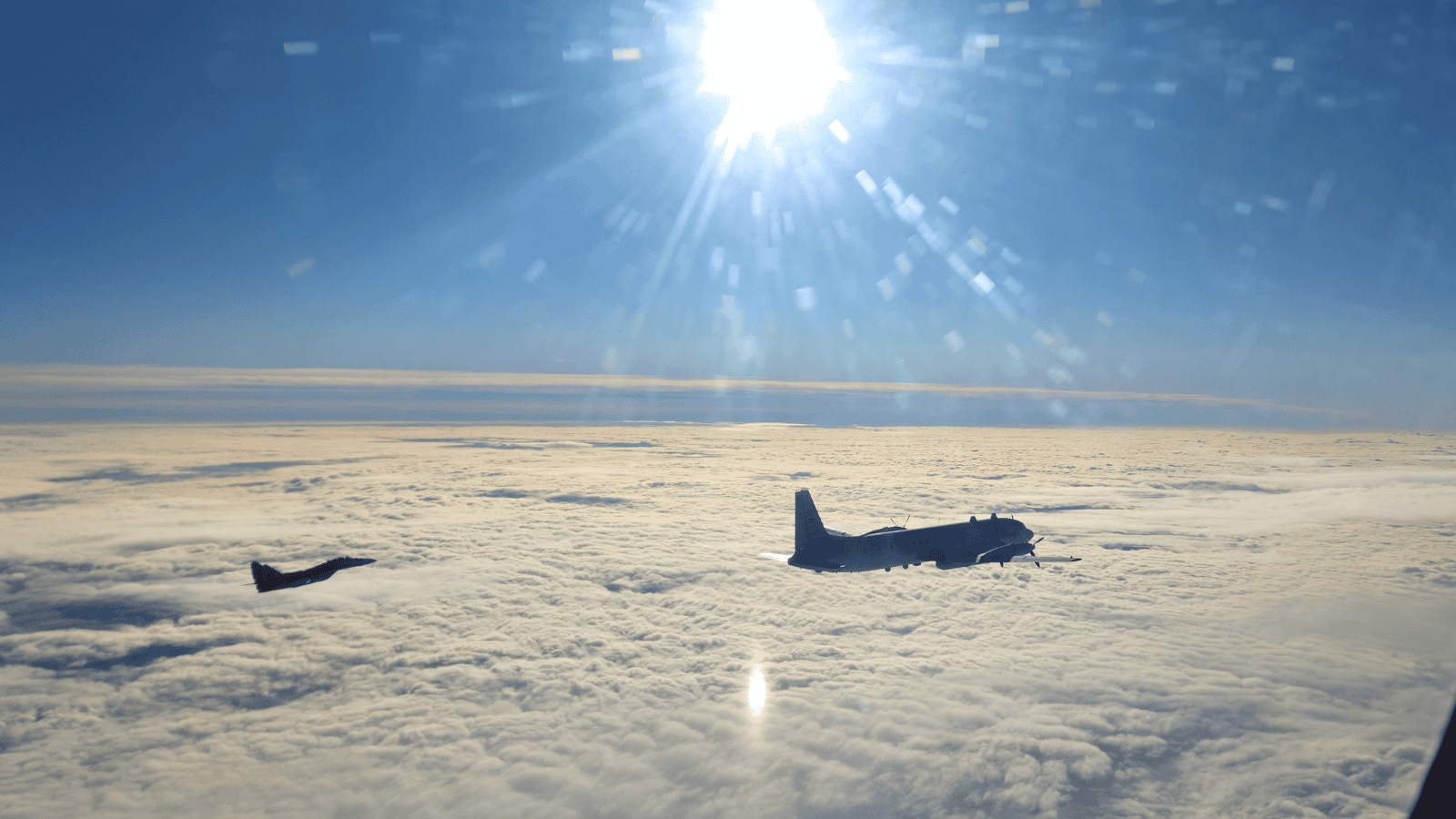 Zagrożenie w polskiej przestrzeni powietrznej? Rosyjskie samoloty nad Bałtykiem