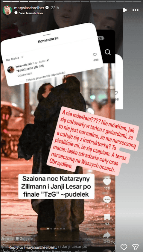 Marianna Schreiber zabrała głos po rozstaniu Zillmann i Lesar. Zdradziła szczegół, którego nikt wcześniej nie dostrzegł