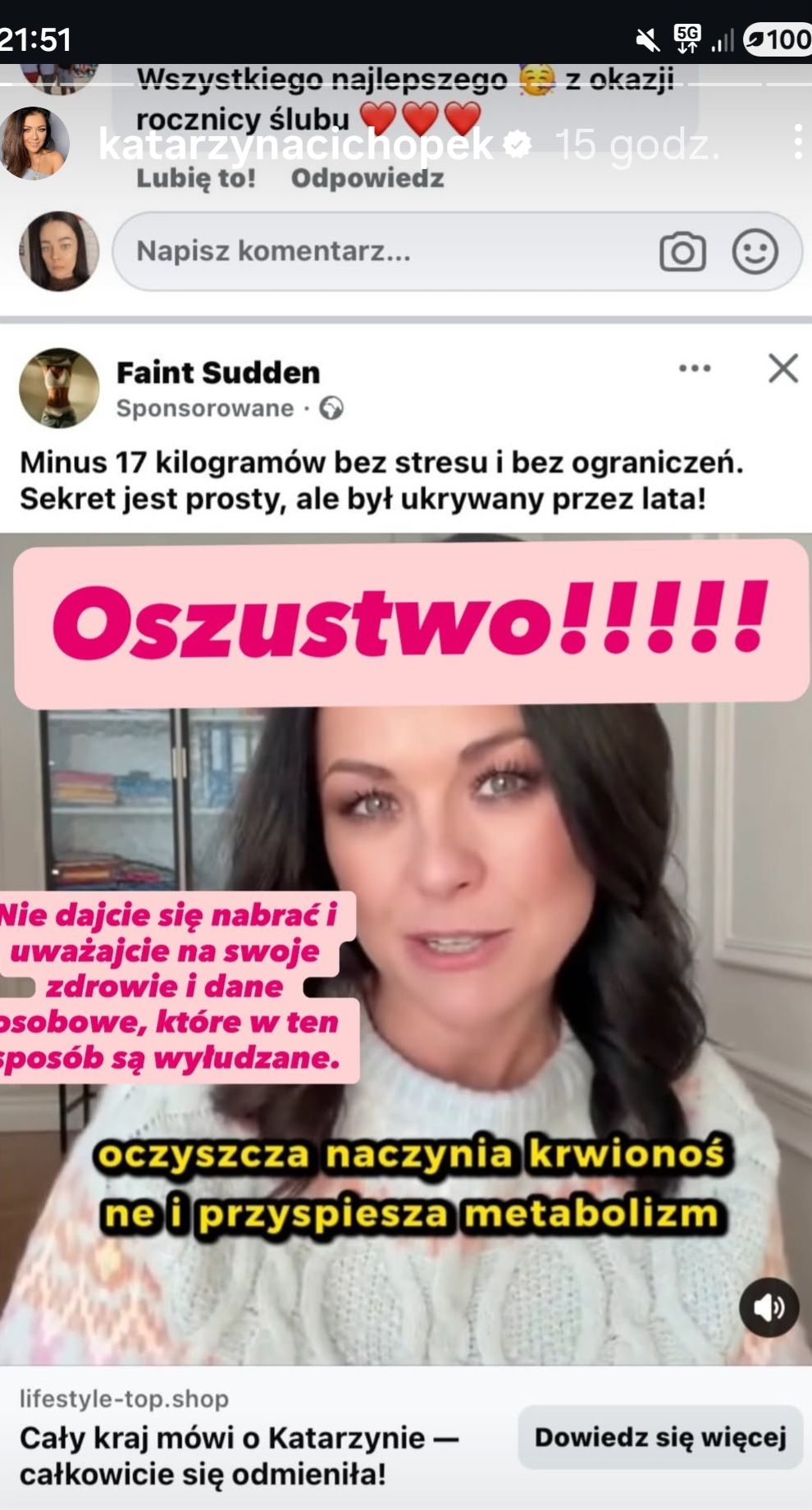 Kasia Cichopek poinformowała o oszustwie. Ostrzega wszystkich fanów