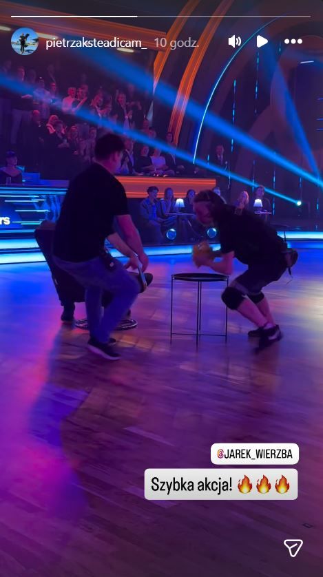 Na parkiet nagle wparowali mężczyźni, a Fabijański tańczył niewzruszony. Tego nie pokazali w telewizji