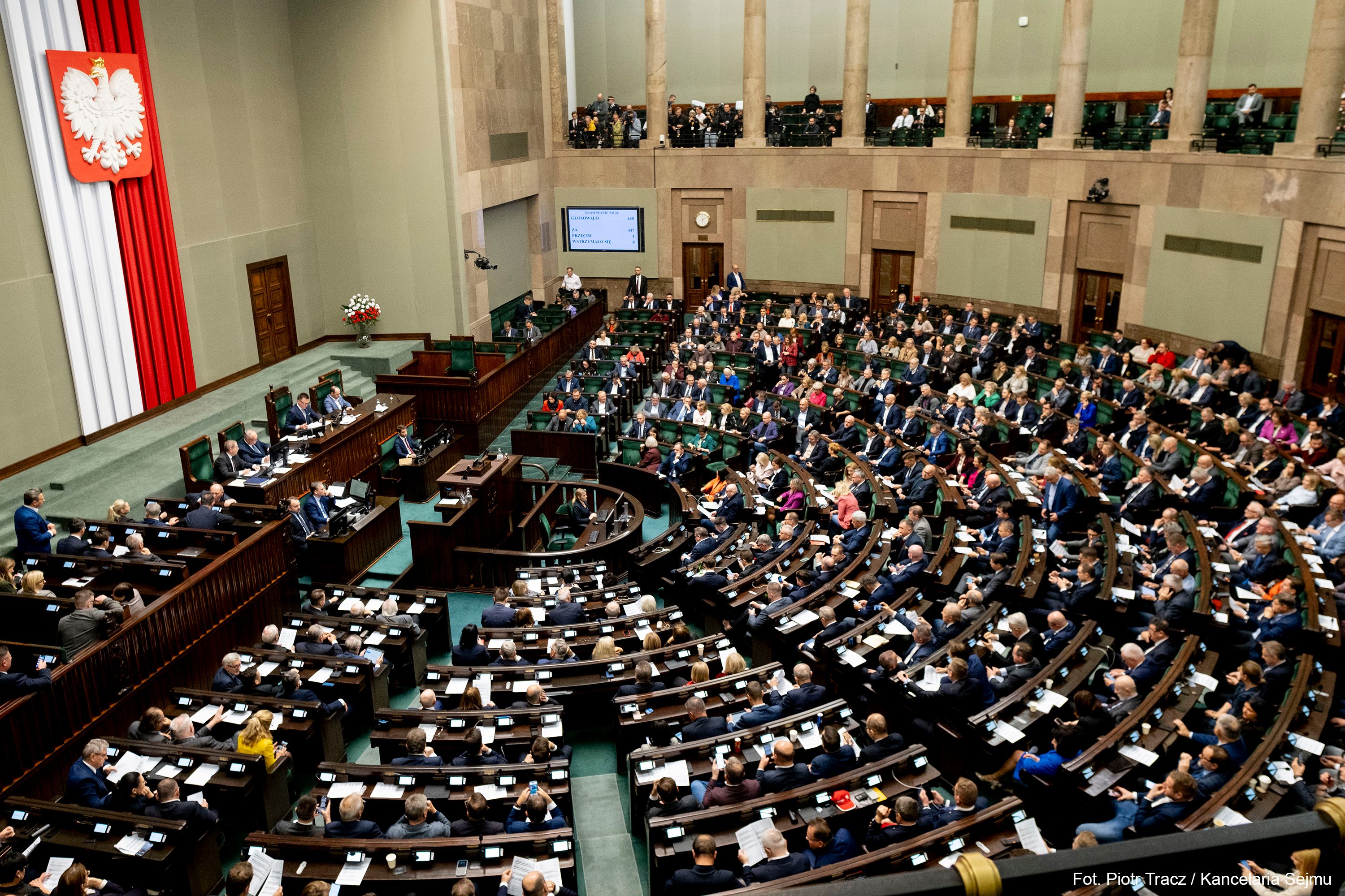 Sejm, ustawa, nowelizacja