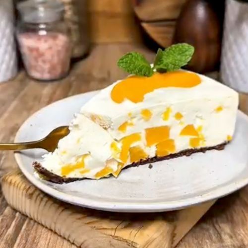 Najprostszy sernik z brzoskwiniami. Rodzina bez przerwy prosi o to ciasto