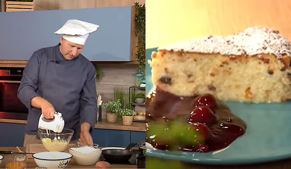 Przepis na sernik z ziemniakami z sosem wiśniowym