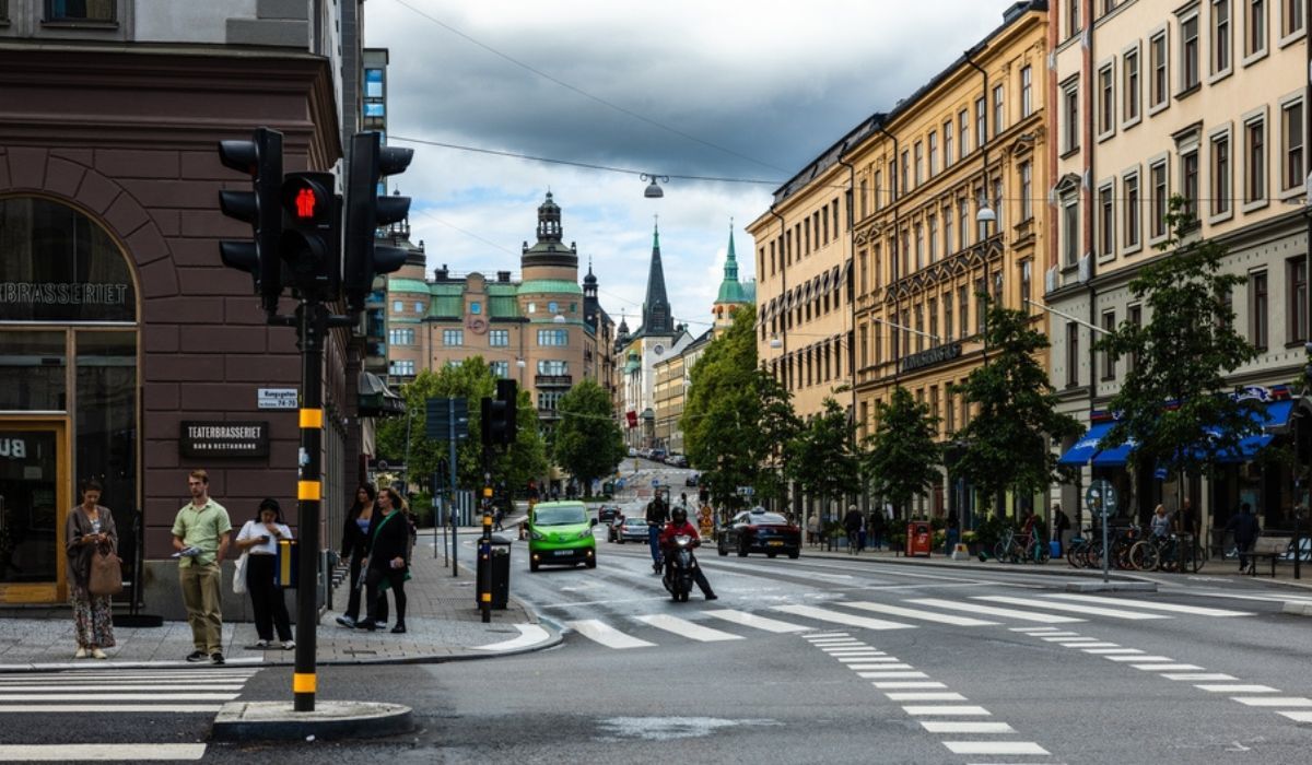 Ulica miasta Sztokholm