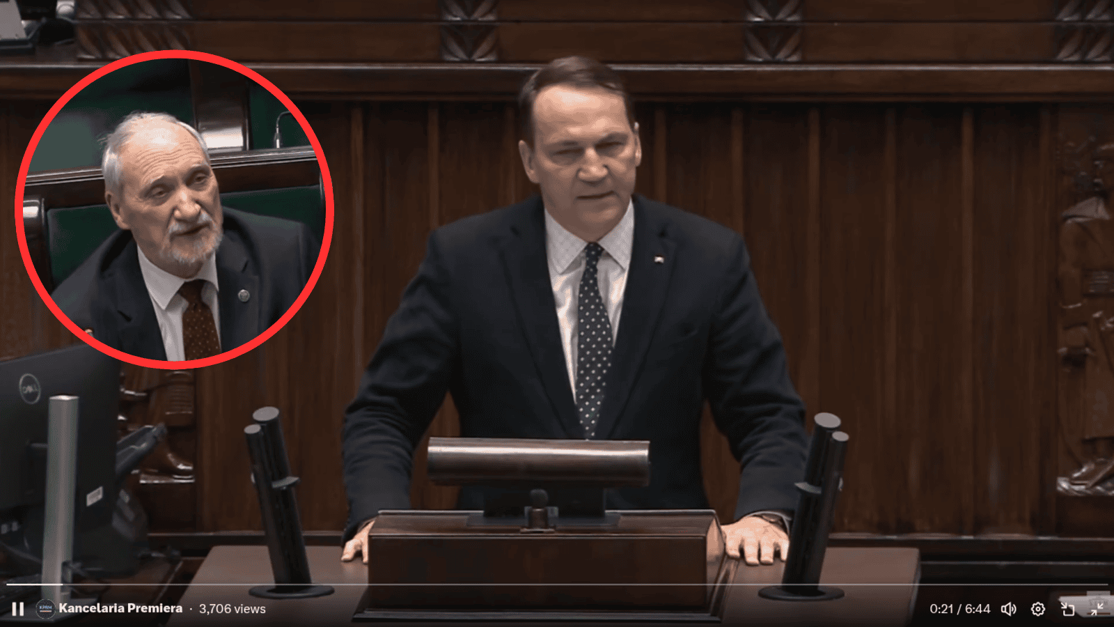 “Antek, świrze”. Mocne spięcie w Sejmie Sikorskiego z Macierewiczem. Nawet marszałek nie mógł uspokoić atmosfery