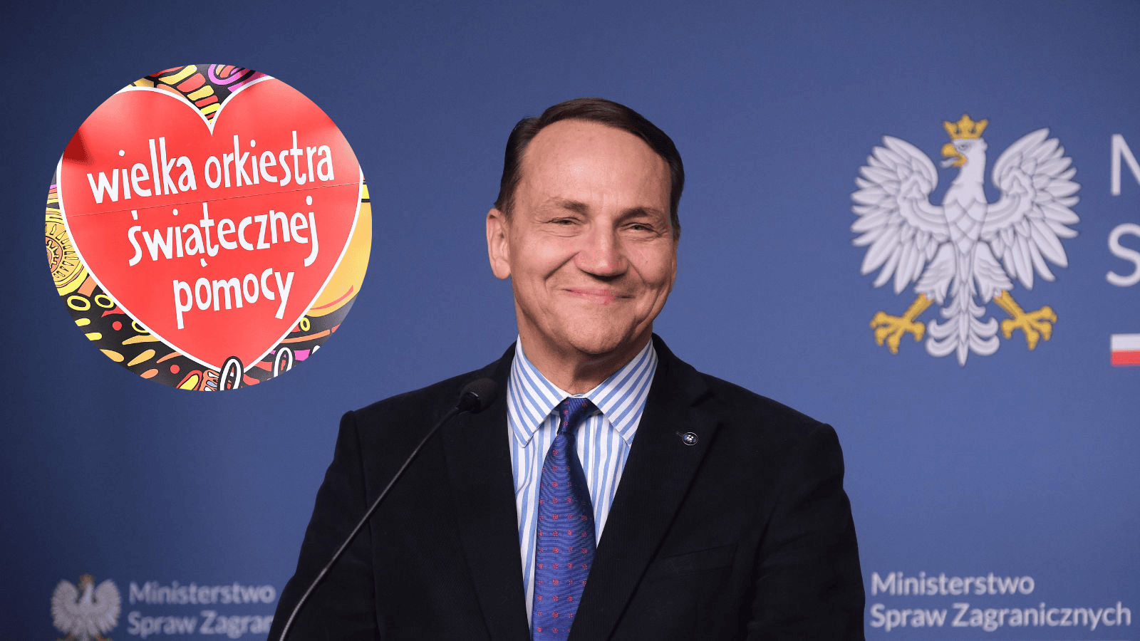 Oryginalna aukcja Sikorskiego. Tym zaskoczył szef MSZ na 34. finał WOŚP