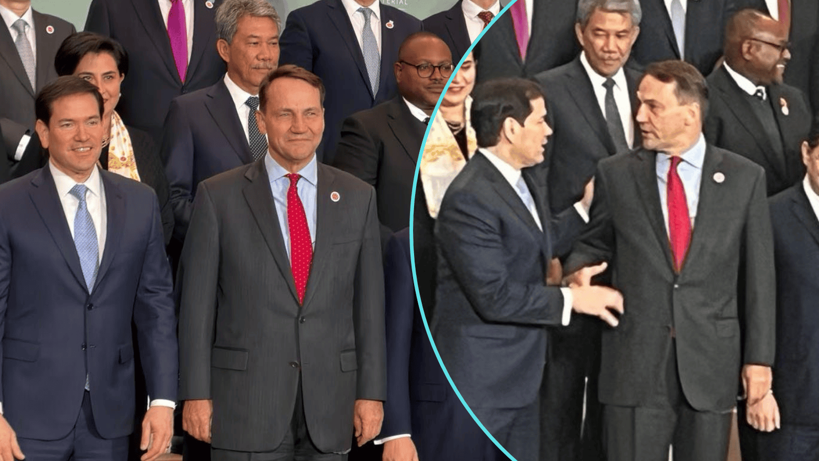 Sikorski ocenia swoje spotkanie z Rubio. To zdjęcie zdradza wszystko