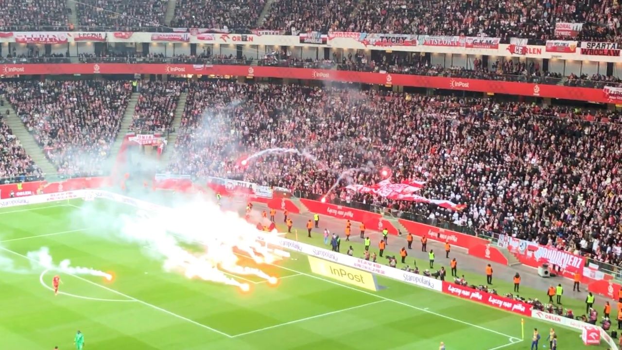 Skandal na Narodowym. Mecz Polska – Holandia przerwany, wrze na całym świecie