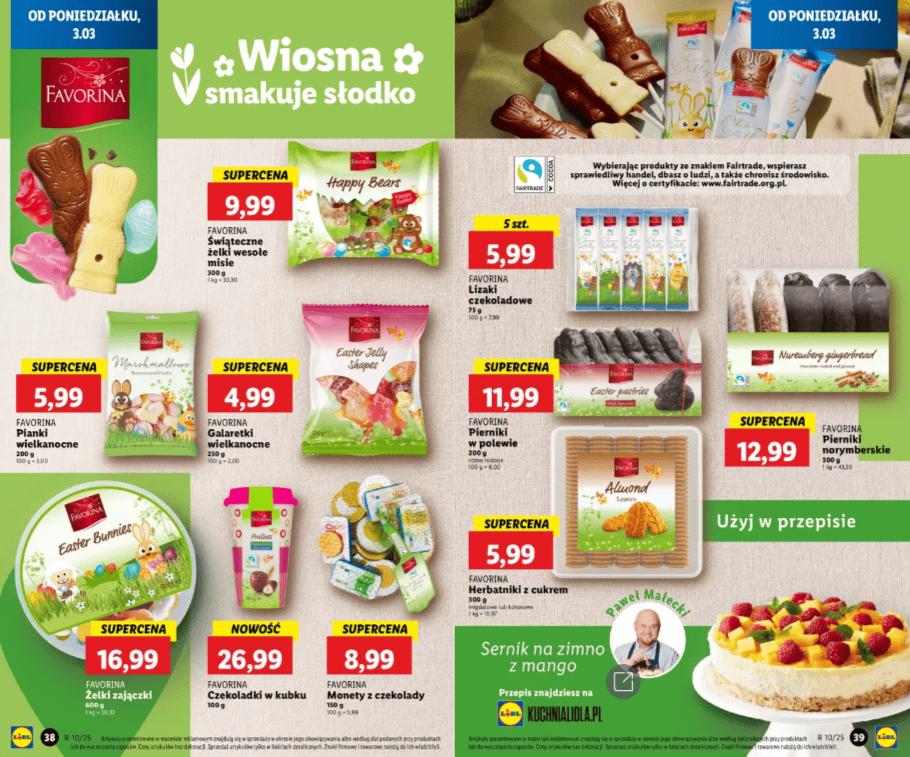 słodycze na Wielkanoc - Gazetka Lidla - [www.lidl.pl].png