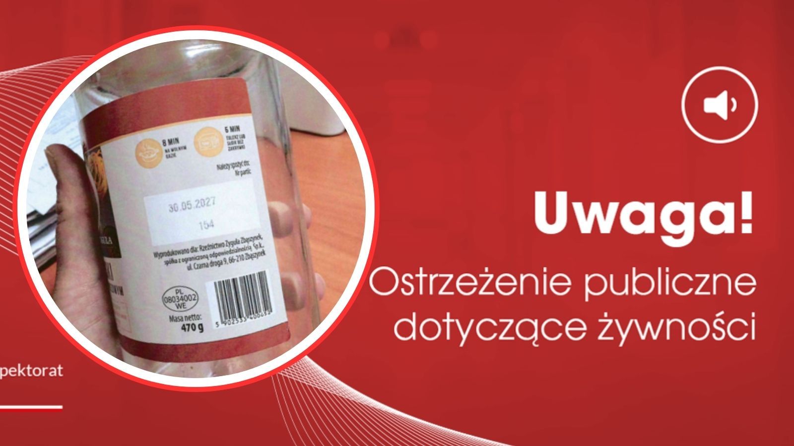 Sanepid wycofuje partię sosu bolońskiego