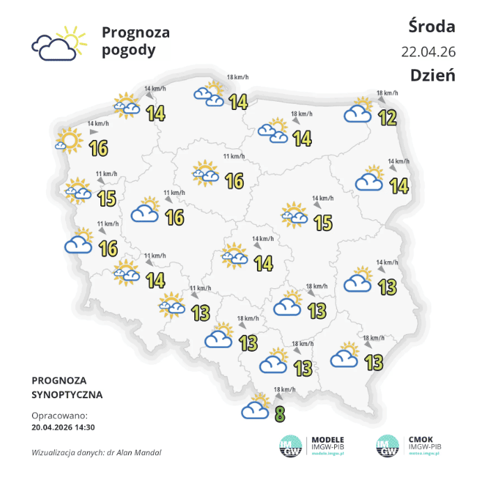 Groźne warunki w Polsce. IMGW wydał ostrzeżenia dla aż 14 województw