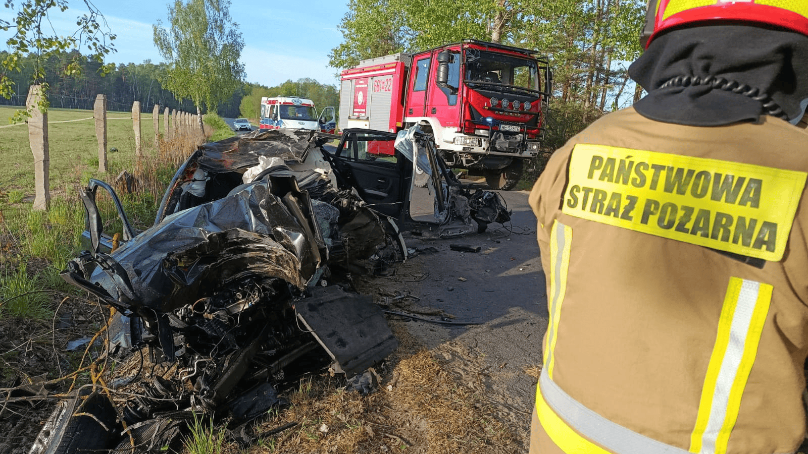 Tragiczny finał zderzenia z łosiem pod Wyszkowem. Kierowca nie żyje