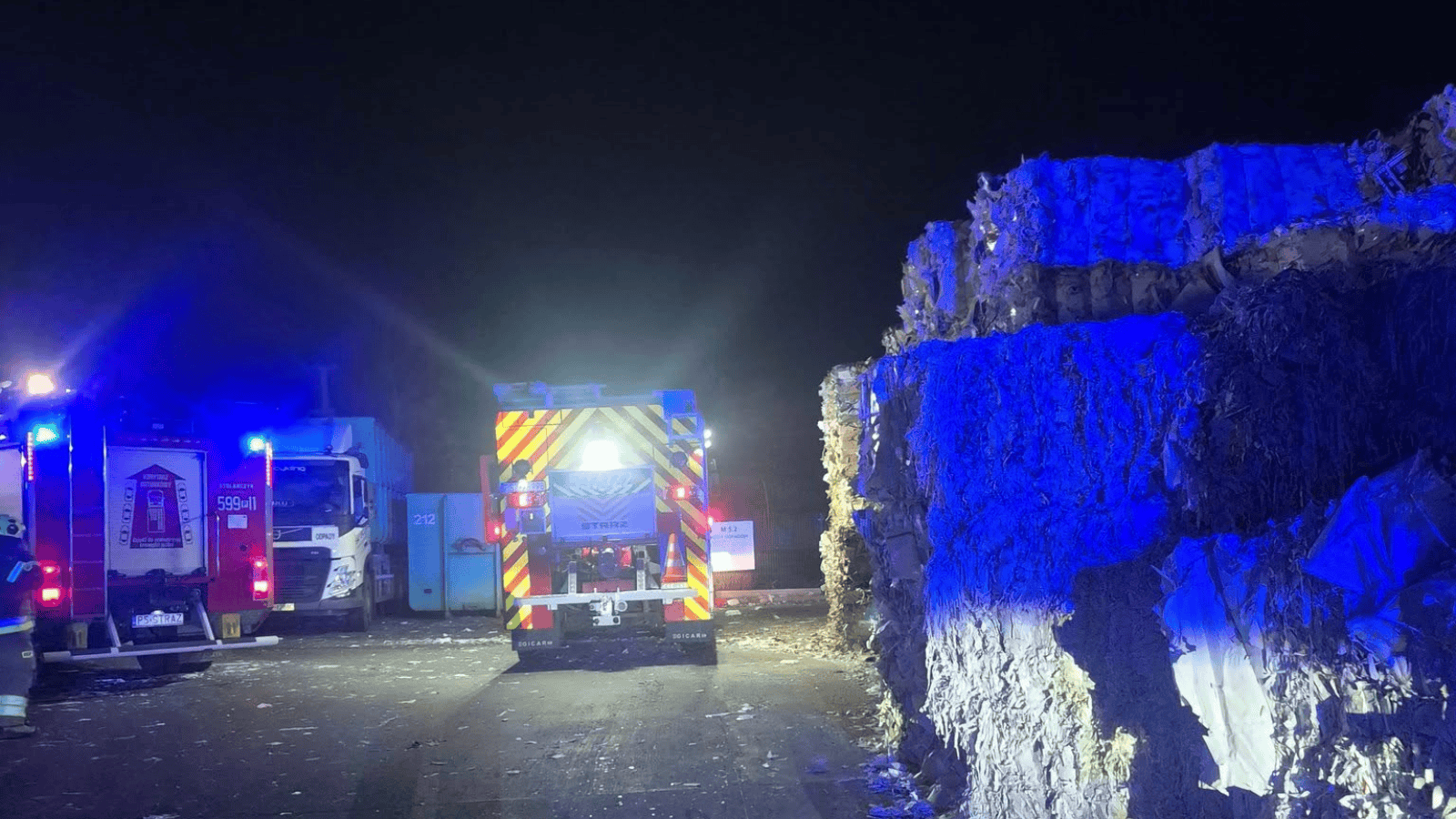 Tragiczny wypadek w zakładzie przetwarzania odpadów. Pracownik nie żyje