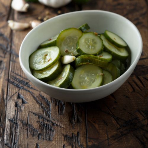 Podałem do obiadu ogórki po królewsku. Zwykła mizeria może się schować