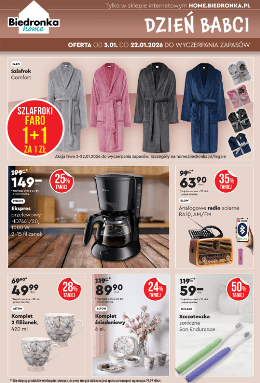 Dzień Babci i Dziadka w Biedronce. Kultowe czekoladki za grosze i prezenty już od 14,99 zł