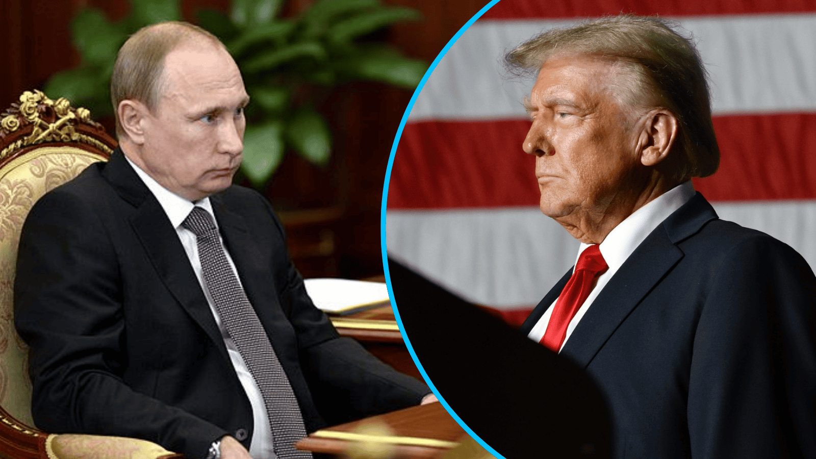 Donald Trump i Władimir Putin.