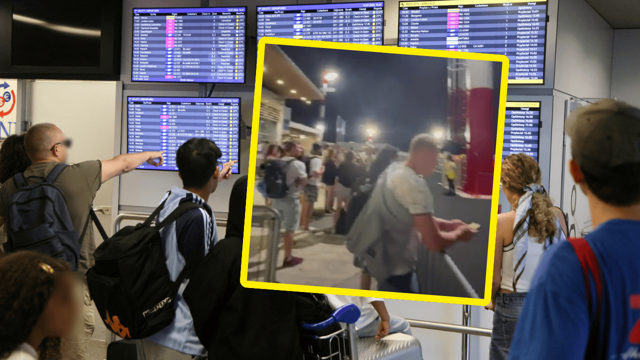 Chaos na lotnisku w Chorwacji