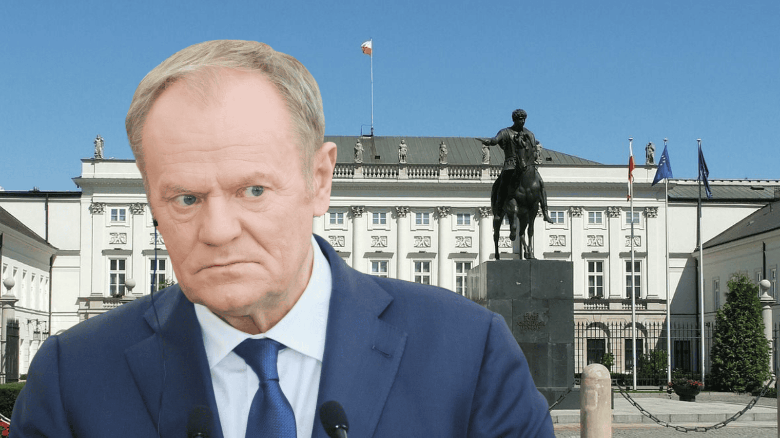 Donald Tusk, Pałac Prezydencki, fot. Adam Burakowski/East News, Pixabay/wawaleszek
