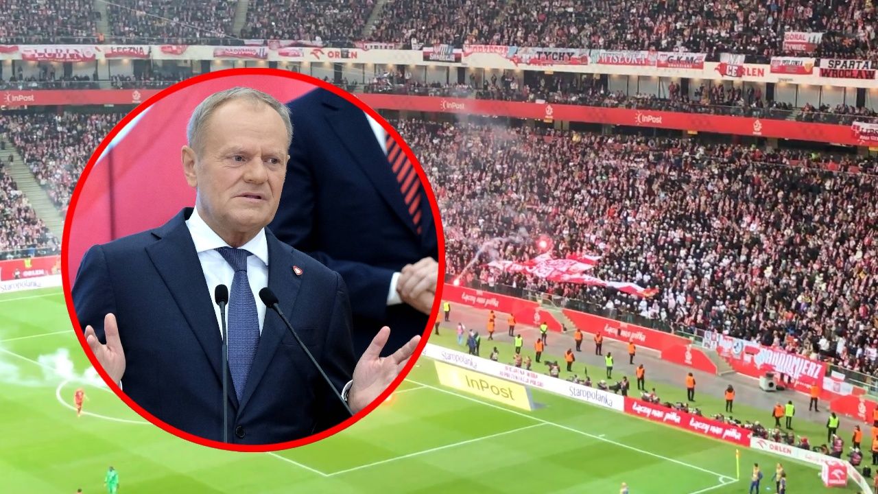 Kibice wygwizdali Donalda Tuska. Tuż po meczu opublikował tylko 9 słów