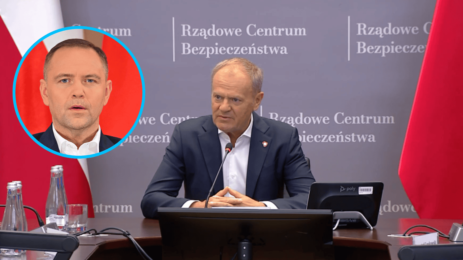 Donald Tusk, Karol Nawrocki, fałszywy alarm