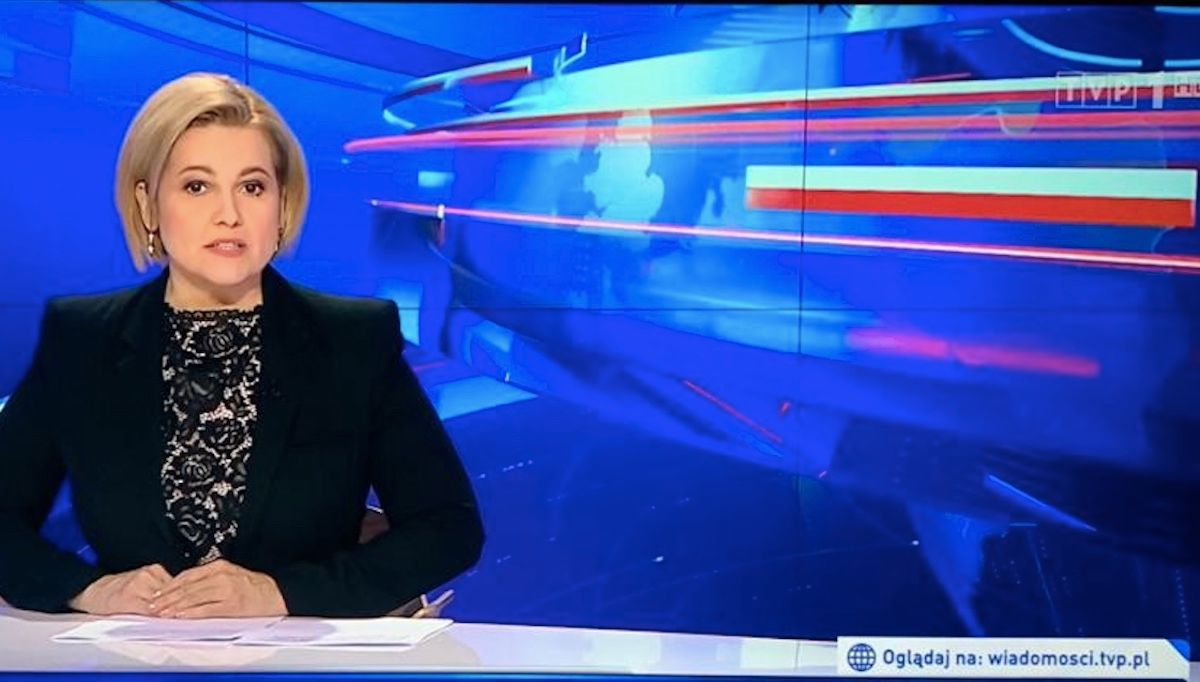 Edyta Lewandowska "Wiadomości" TVP