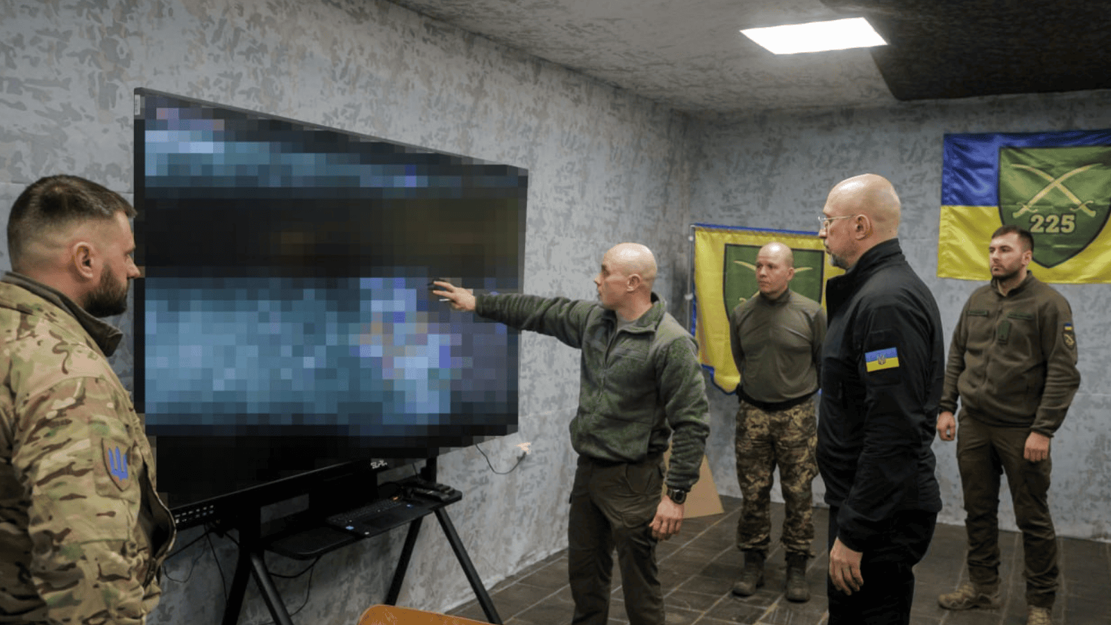 Ukraińskie wojsko podczas narady