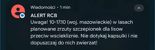 Alert RCB na Mazowszu. Zakaz obowiązuje przez cały tydzień 