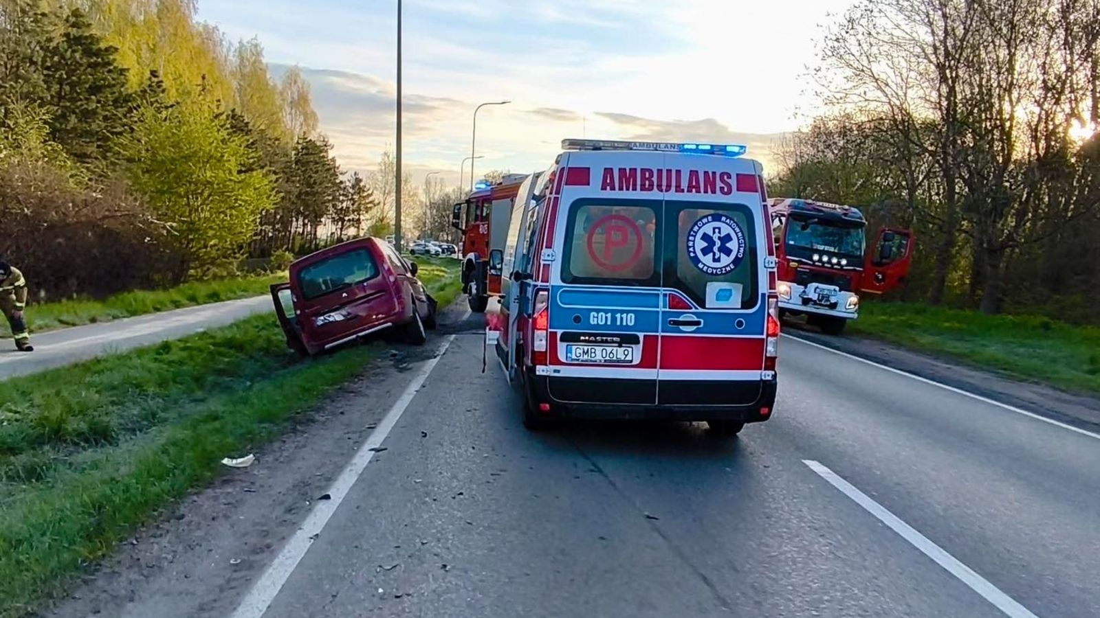 Karambol w polskim mieście. W akcji wszystkie służby