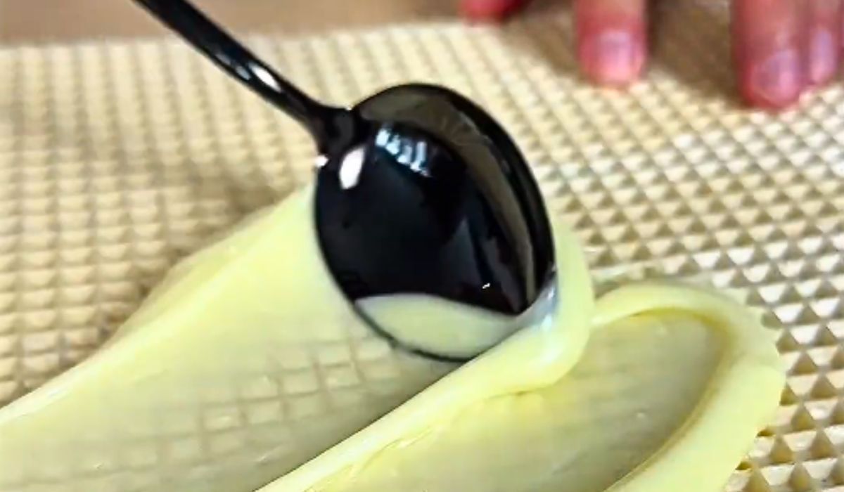 wafelki z kremem śmietanowym